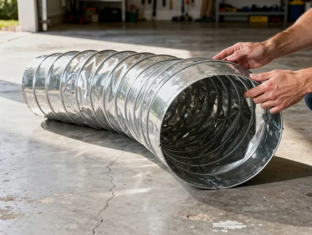Trumbull Center Dryer Vent Cleaning specialist using advanced equipment for thorough duct cleaning in Trumbull Center