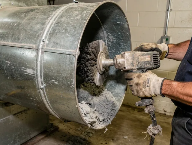 Industrial-grade dryer vent cleaning by Trumbull Center Dryer Vent Cleaning in Trumbull Center